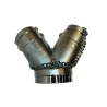 Toma Siamesa 4" x 2 1/2" Cromada